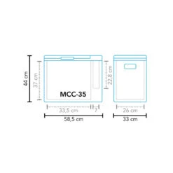 MESTIC Cool Box MCC-35 -Campingaz Magasin mestic cool box mcc 35 7